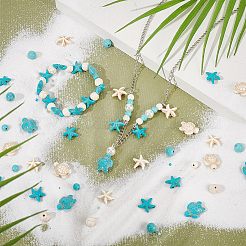 8 Styles Synthetic Turquoise Gemstone Beads&nbsp;TURQ-AR0001-32