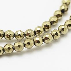 Round Non-magnetic Synthetic Hematite Beads Strands&nbsp;G-D617-6mm-27