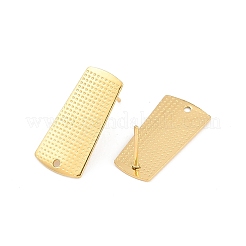 Ion Plating(IP) 304 Stainless Steel Stud Earring Findings&nbsp;EJEW-M094-01G