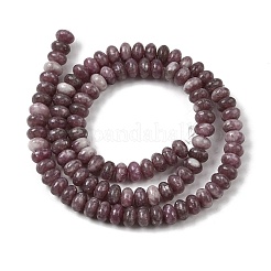 Natural Lepidolite/Purple Mica Stone Beads Strands&nbsp;G-K365-E01-4x6mm