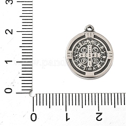 304 Stainless Steel Tibetan Style Pendants&nbsp;STAS-S185-05AS
