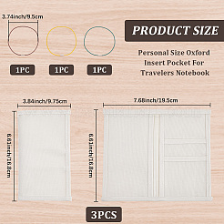 3Pcs Rectangle Oxford Fabric Storage Bag Core Replacement&nbsp;FIND-CP0003-94A