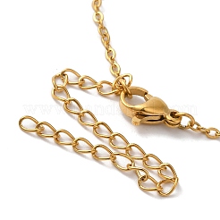 304 Stainless Steel Pendant Necklaces&nbsp;LS-NJEW-H036-02G-T