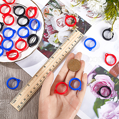 66Pcs 3 Colors Silicone Pendant&nbsp;SIL-GF0001-45B