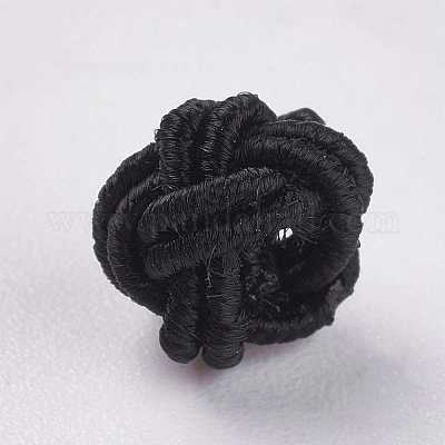 Polyester Weave Beads&nbsp;WOVE-K001-A01-1