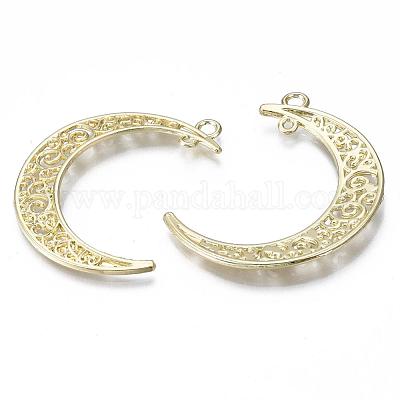 Alloy  2-Loop Link Pendants&nbsp;PALLOY-S121-227-1