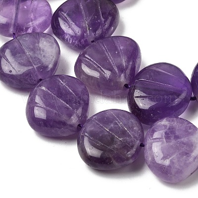 Natural Amethyst Carved Beads Strands&nbsp;G-H339-A07-01B-1