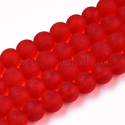 Transparent Glass Beads Strands&nbsp;X-GLAA-T032-T8mm-MD09-1