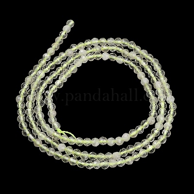 Natural Lemon Jade Beads Strands&nbsp;G-C262-A04-2mm-1