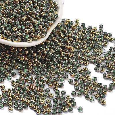 Inside Colours Glass Seed Beads&nbsp;SEED-A032-03K-1