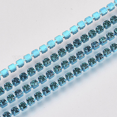 Electrophoresis Iron Rhinestone Strass Chains&nbsp;CHC-Q009-SS12-B04-1