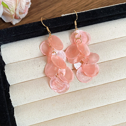 Shell Dangle Earrings&nbsp;FS-WGED06D-12-1