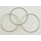 Brass Linking Rings, Nickel Free, Platinum, 40x1mm