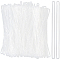100Pcs PVC Bands, Clear, 140x8x2.5mm