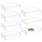 Rectangle Transparent Acrylic Storage Boxes, Gift Case, Clear, 7x11x2.5cm