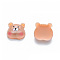 Translucent Resin Cabochons, Printed, Bear, Peru, 9x10x4mm