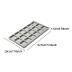 18 Grids Flocking PE Bead Design Boards&nbsp;ODIS-YW0001-04-4