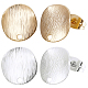 Brass Ear Stud Findings&nbsp;KK-BBC0015-27-1