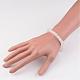 Natural Rose Quartz Beads Stretch Bracelets&nbsp;BJEW-JB02445-01-3