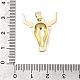 Brass Pendants&nbsp;KK-D255-04G-02-3