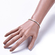 Brass Bead Stretch Bracelets&nbsp;BJEW-JB04402-3