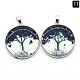 Synthetic Blue Goldstone Pendants&nbsp;PW-WGDCF81-07-1