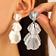Alloy Dangle Stud Earrings&nbsp;WG18C50-07-1