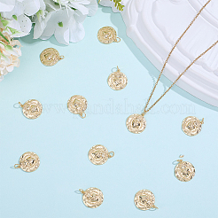 12Pcs Brass Pendants&nbsp;KK-BBC0024-99