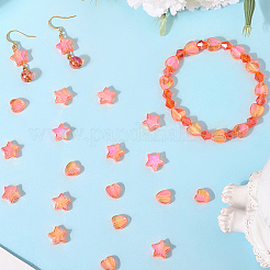 100Pcs 2 Styles  Transparent Acrylic Beads&nbsp;OACR-SC0002-41A