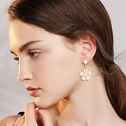 16Pcs 2 Styles Brass Clip-on Earring Findings&nbsp;KK-SC0006-64