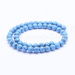 Synthetic Turquoise Beads Strands&nbsp;G-F531-8mm-J03