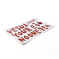 Halloween Theme PVC Static Stickers&nbsp;DIY-F133-03