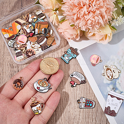 46Pcs Zinc Alloy Pendants&nbsp;ENAM-BM0001-40