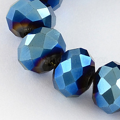 Electroplate Glass Bead Strands&nbsp;EGLA-R080-12mm-M