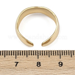 304 Stainless Steel Cuff Rings&nbsp;RJEW-D332-012C-G