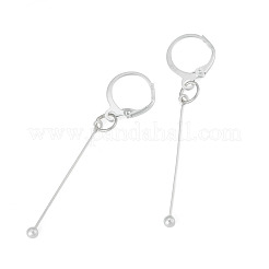 Brass Leverback Earring Findings&nbsp;EJEW-TAC00034