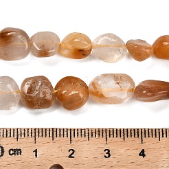 Natural Yellow Hematoid Quartz Beads Strands&nbsp;G-P568-C05-01