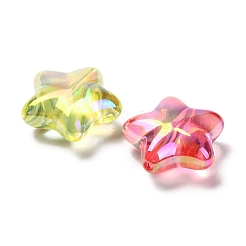 UV Plating Transparent Acrylic Beads&nbsp;OACR-P030-02A-M