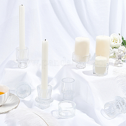16Pcs 4 Styles Glass Candle Cups&nbsp;AJEW-HY0003-34