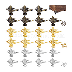 24Pcs 3 Colors Alloy Corner Protectors&nbsp;FIND-PH0027-38