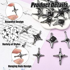 32Pcs 8 Styles Alloy Pendants&nbsp;FIND-CJ0006-01