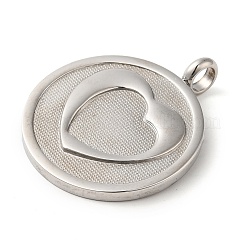 Non-Tarnish 304 Stainless Steel Pendants&nbsp;STAS-C086-06E-P