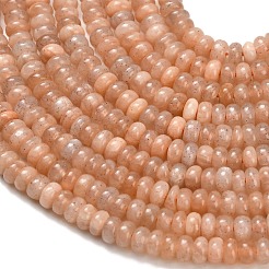 Natural Sunstone Beads Strands&nbsp;G-Z110-B33-2x4mm