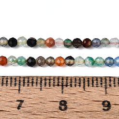 Natural Multi-Color Agate Beads Strands&nbsp;G-T143-02