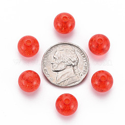 Transparent Crackle Acrylic Beads&nbsp;MACR-S373-66C-N08