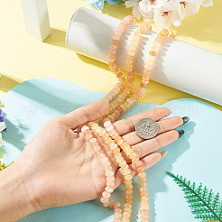 3 Strands 3 Colors Glass Beads Strands&nbsp;GLAA-TA0004-16B