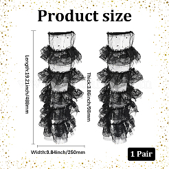 Polyester Lace Leg Sleeves&nbsp;AJEW-WH20080-23A