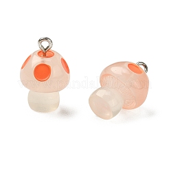 10Pcs 5 Colors Luminous Resin Pendants&nbsp;RESI-YW0001-37