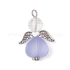 Transparent Acrylic Angel Pendants&nbsp;PALLOY-JF04095-02