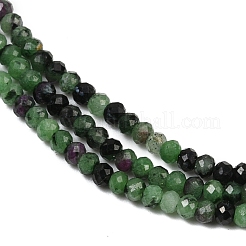 Natural Ruby in Zoisite Beads Strands&nbsp;G-NH0050-A01-01